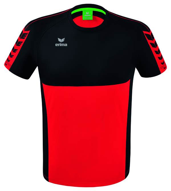 BAN Erima Six Wings shirt junioren / heren – rood / zwart